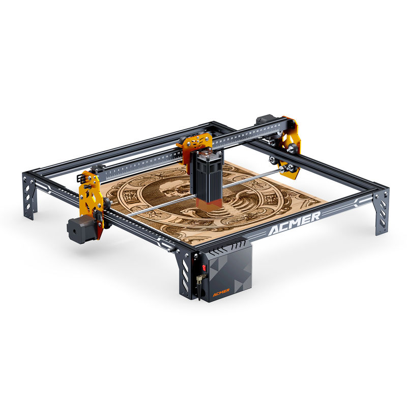 ACMER P1S Pro 6W উচ্চ নির্ভুলতা লেজার খোদাই মেশিন 24V 3A ডিসি ডায়োড লেজার