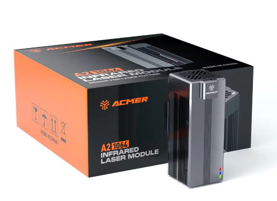ACMER 00.3 মিমি সার্কুলার লেজার স্পট 1064nm,2W আইআর ডুয়াল লেজার মডিউল কিট মেটাল / সোনার / সিলভার / প্ল্যাটিনাম / তামা খোদাইয়ের জন্য