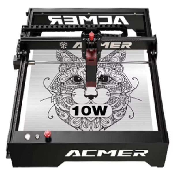 ACMER P1 10W লেজার গ্রাভার 10000mm/min হাই স্পিড ডেস্কটপ লেজার গ্রাভিং মেশিন 10W 20W